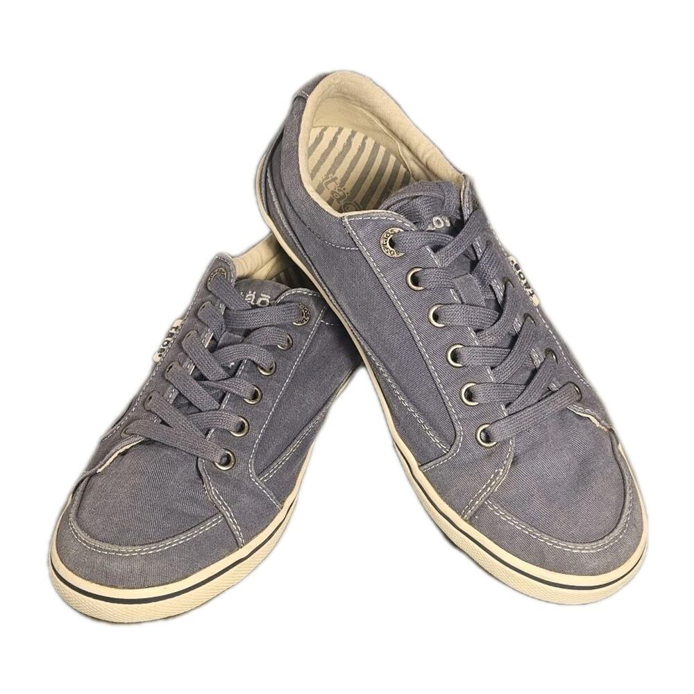 Taos MST-13482A Women's Moc Star Navy Distressed Casual Shoe 8.5